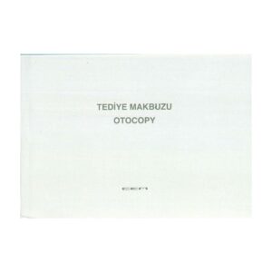 Otocopili Tediye Makbuzu Cem126 50 yaprak