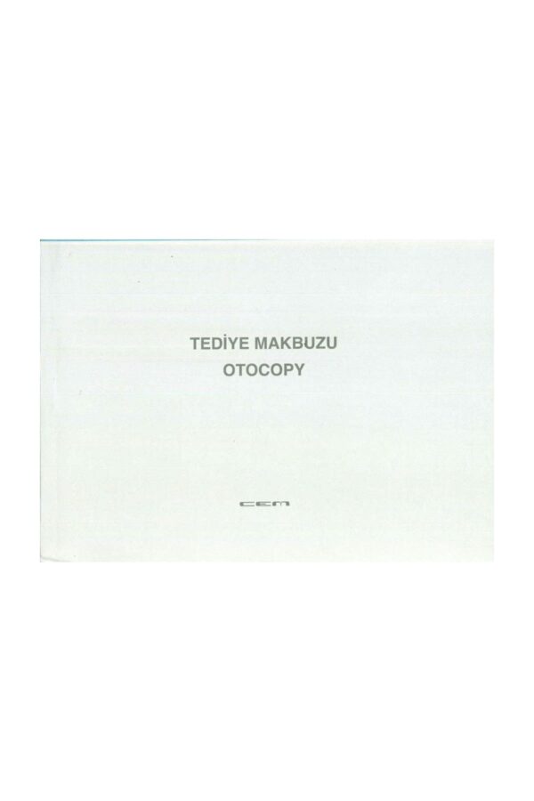 Otocopili Tediye Makbuzu Cem126 50 yaprak Otocopili Tediye Makbuzu Cem126 50 yaprak