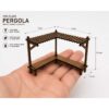 1/50 Ölçek Mimari Maket Pergola çardak Lazer Kesim Hobi Diaroma Aksesuarı Tefriş Elemanı 1/50 Ölçek Mimari Maket Pergola çardak Lazer Kesim Hobi Diaroma Aksesuarı Tefriş Elemanı