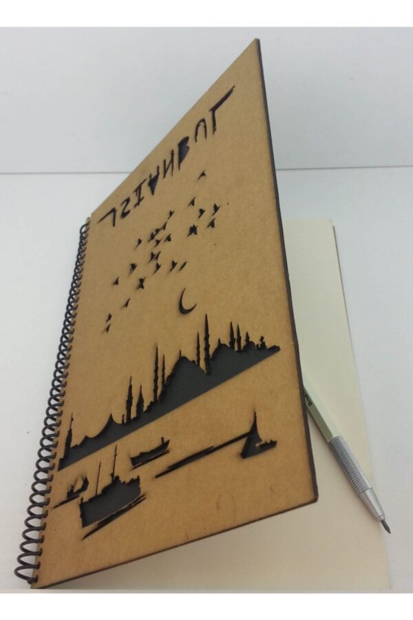 Premium Tasarım Defter Sert Kapak 80 Yaprak 17x24 Cm