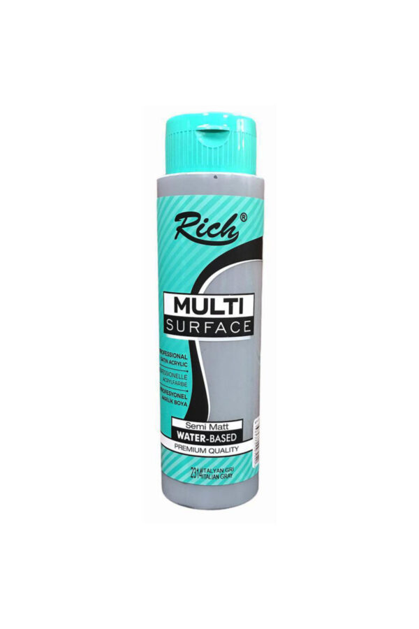 Multi Surface Her Yüzey İçin Akrilik Boya 500cc - İtalyan Gri 2314