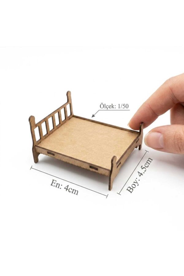 2 adet 1/50 Ölçek Mini lazer kesim Çift Kişilik Yatak Mimari Maket ve Diaroma Malzemesi 2 adet 1/50 Ölçek Mini lazer kesim Çift Kişilik Yatak Mimari Maket ve Diaroma Malzemesi