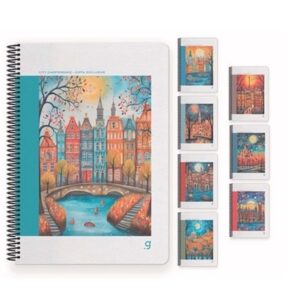 DEFTER 17X24 80 YAPRAK KARELİ SPİRALLİ SERT KAPAK GIPTA CITY (7255) DEFTER 17X24 80 YAPRAK KARELİ SPİRALLİ SERT KAPAK GIPTA CITY (7255)