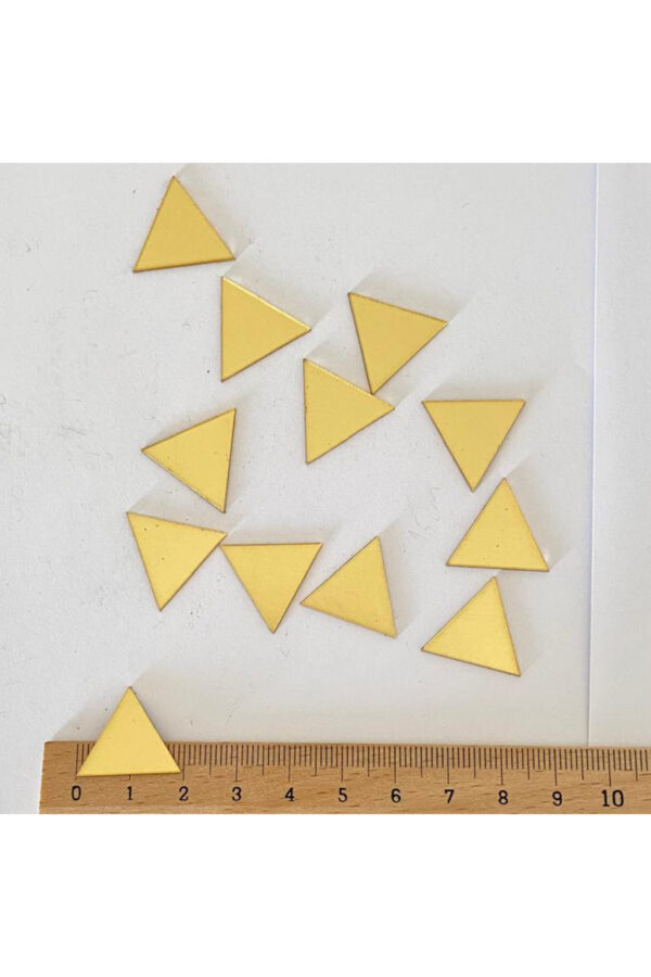 2 Cm eşkenar üçgen altın Renk Pleksi Yapışkanlı Mozaik Ayna 100Adet 2 Cm eşkenar üçgen altın Renk Pleksi Yapışkanlı Mozaik Ayna 100Adet