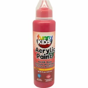 Funny Kids Akrilik Boya 500ml - 2704 Kırmızı Funny Kids Akrilik Boya 500ml - 2704 Kırmızı