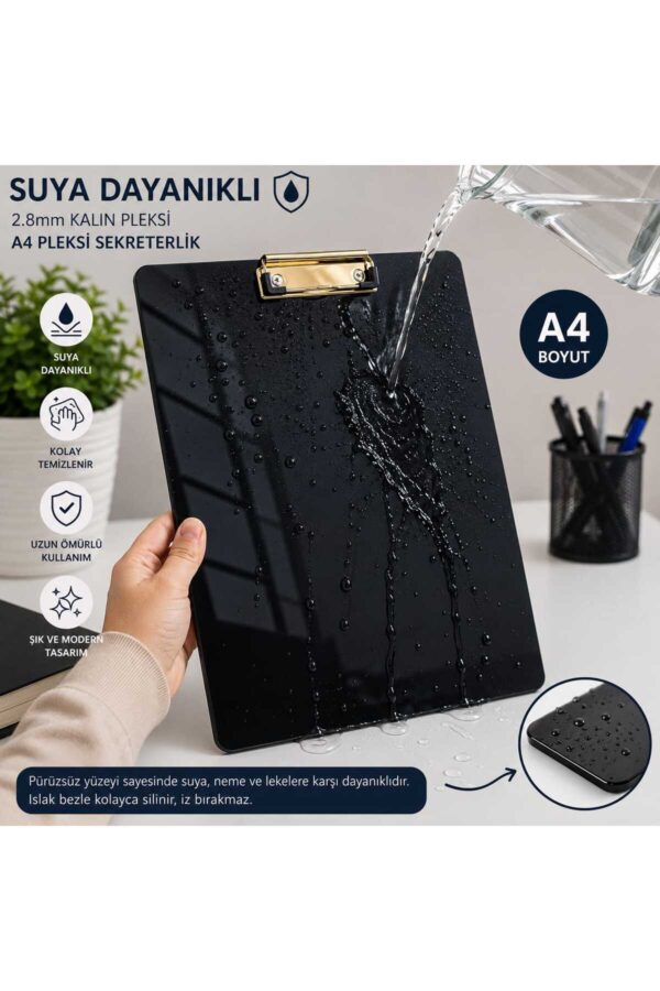 A4 Pleksi Sekreterlik Seti 2.8 mm Pleksi | 50 Adet A4 Fotokopi Kağıdı + 6 Tükenmez Kalem + 6 Artpen Keçeli Kalem A4 Pleksi Sekreterlik Seti 2.8 mm Pleksi | 50 Adet A4 Fotokopi Kağıdı + 6 Tükenmez Kalem + 6 Artpen Keçeli Kalem