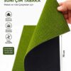 50x70 cm Maket Suni Çim Tabakası Yapay Çim Levha Mimari Maket Diorama Peyzaj Hobi Proje Zemini