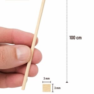 20 Adet 3x3 mm Ihlamur Çıta 1 Metre | Maket, Hobi, El İşi Ahşap Çubuk – Pürüzsüz Kesim 20 Adet 3x3 mm Ihlamur Çıta 1 Metre | Maket, Hobi, El İşi Ahşap Çubuk – Pürüzsüz Kesim